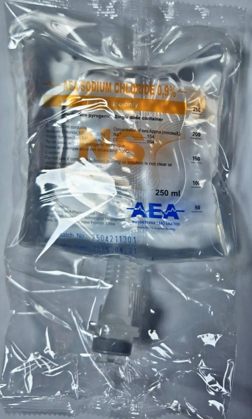 AEA Sodium Chloride 0.9% 250Ml