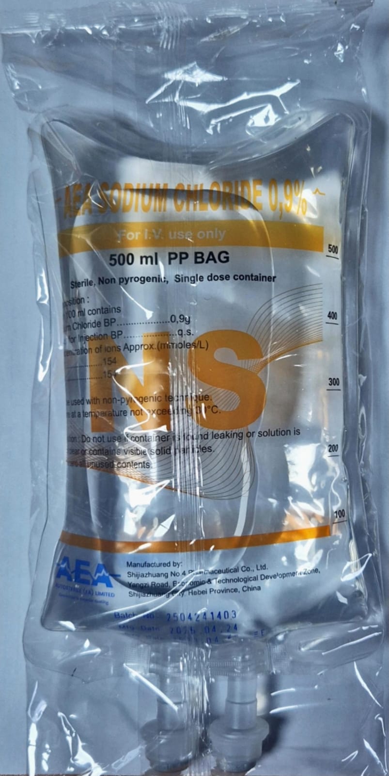 AEA Sodium Chloride 0.9% 500Ml